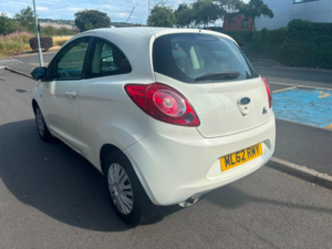 2012 Ford Ka 1.2 Edge Hatchback 3dr Petrol Manual Euro 5 (s/s) (69 Ps) in White — image 3