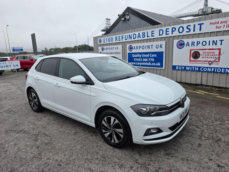 2021 Volkswagen Polo 1.0 Evo Match Euro 6 (s/s) 5dr in White — image 1
