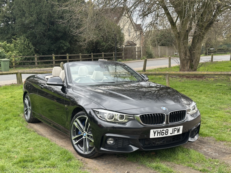 2019 BMW 4 Series 3.0 430d M Sport Convertible in Black — image 1