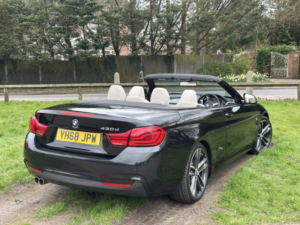 2019 BMW 4 Series 3.0 430d M Sport Convertible in Black — image 4