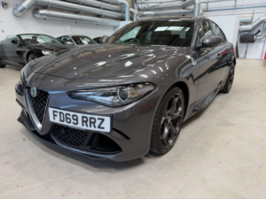 2020 Alfa Romeo Giulia 2.9 Giulia V6 Bi-T Quadrifoglio Auto 4dr in Grey — image 2