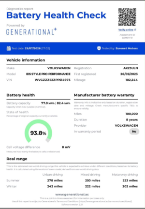 2023 Volkswagen Id.5 Pro Performance 77kwh Style SUV 5dr Electric Auto (204 Ps) in Grey — image 2