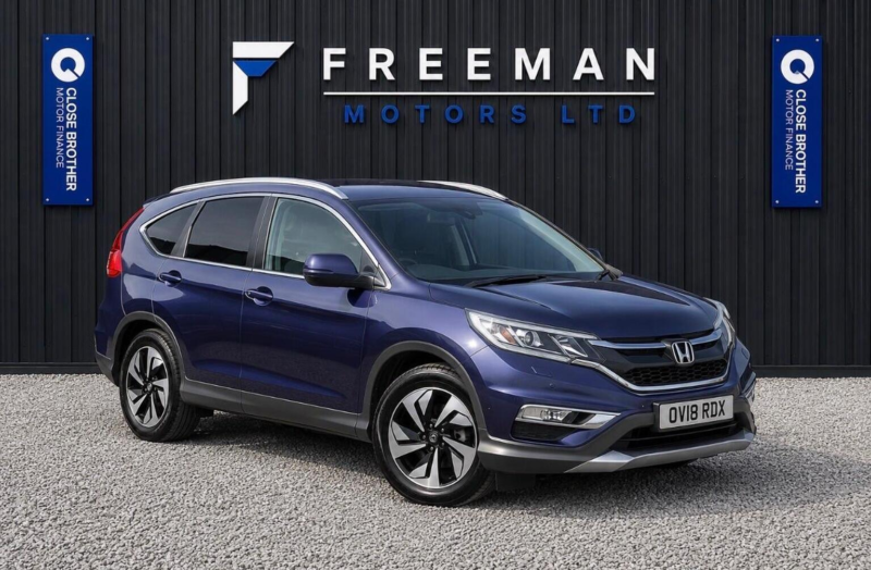 2018 Honda Cr-V 1.6 I-Dtec Ex Auto 4WD Euro 6 5dr in Blue — image 1