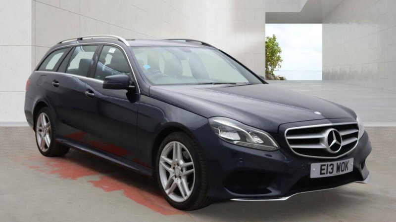 2013 Mercedes-Benz E Class 2.1 E220 Cdi Amg Sport G-Tronic+ Euro 5 (s/s) 5dr in Blue — image 1