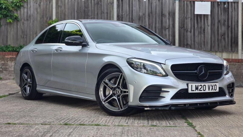 2020 Mercedes-Benz C Class 2.0 C300 Amg Line Edition G-Tronic+ Euro 6 (s/s) 4dr in Silver — image 1
