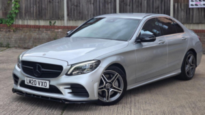 2020 Mercedes-Benz C Class 2.0 C300 Amg Line Edition G-Tronic+ Euro 6 (s/s) 4dr in Silver — image 2