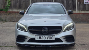 2020 Mercedes-Benz C Class 2.0 C300 Amg Line Edition G-Tronic+ Euro 6 (s/s) 4dr in Silver — image 3