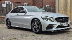 2020 Mercedes-Benz C Class 2.0 C300 Amg Line Edition G-Tronic+ Euro 6 (s/s) 4dr in Silver — image 4