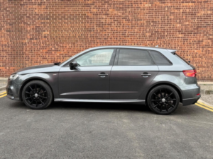2017 Audi A3 1.4 Tfsi Cod Black Edition Sportback Euro 6 (s/s) 5dr in Grey — image 3