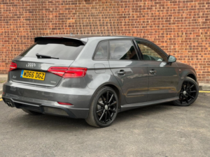 2017 Audi A3 1.4 Tfsi Cod Black Edition Sportback Euro 6 (s/s) 5dr in Grey — image 5