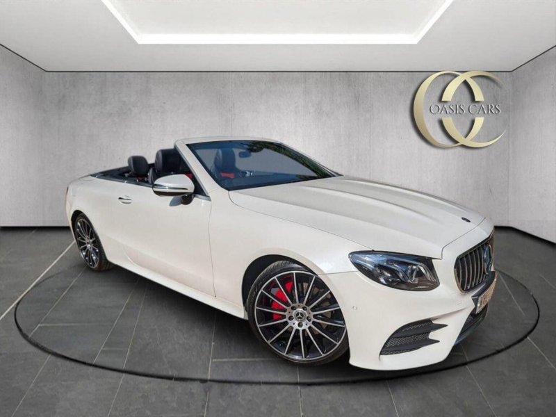 2017 Mercedes-Benz E Class 2.0 E220d Amg Line (premium Plus) Cabriolet G-Tronic+ Euro 6 (s/s) 2dr in White — image 1
