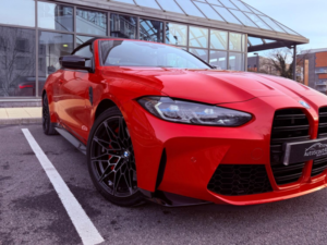 2022 BMW M4 3.0 M4 Competition M Xdrive Convertible in Red — image 2