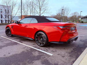 2022 BMW M4 3.0 M4 Competition M Xdrive Convertible in Red — image 4