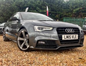 2015 Audi A5 2.0 Tdi Black Edition Plus Sportback Euro 5 (s/s) 5dr in Grey — image 3