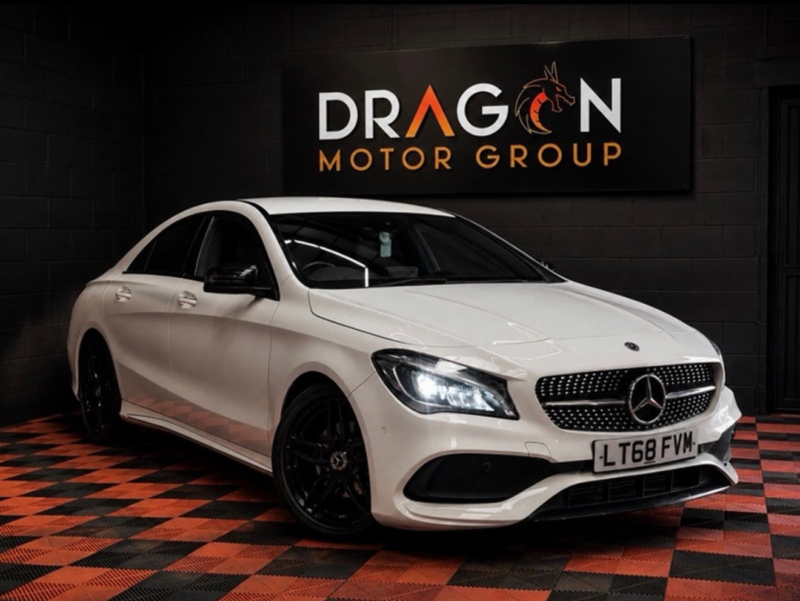 2018 Mercedes-Benz Cla 1.6 Cla180 Amg Line Coupe 4dr Petrol Manual Euro 6 (s/s) (122 Ps) in White — image 1