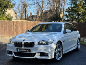 2012 BMW 5 Series 2.0 520d M Sport Touring in White — image 2