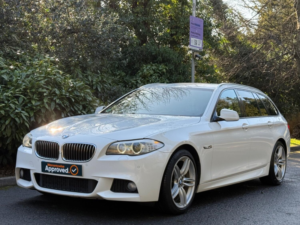 2012 BMW 5 Series 2.0 520d M Sport Touring in White — image 3