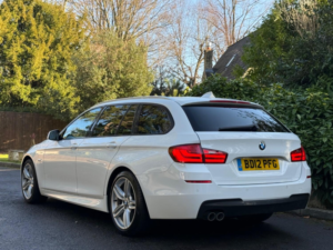 2012 BMW 5 Series 2.0 520d M Sport Touring in White — image 5