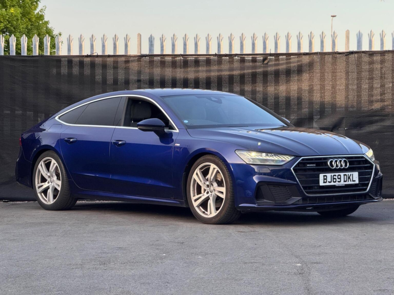 2019 Audi A7 3.0 Tdi V6 50 S Line Sportback Tiptronic Quattro Euro 6 (s/s) 5dr in Blue — image 1
