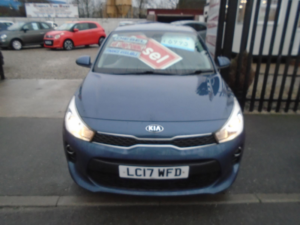 2017 Kia Rio 1.4 Crdi 1 Hatchback 5dr Diesel Manual Euro 6 (s/s) (76 Bhp) in Blue — image 2
