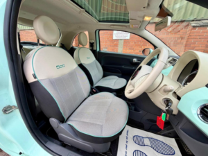 2014 Fiat 500 1.2 Lounge Dualogic Euro 6 (s/s) 3dr in Green — image 3
