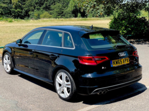 2016 Audi A3 2.0 Tdi S Line Sportback Euro 6 (s/s) 5dr (nav) in Black — image 4