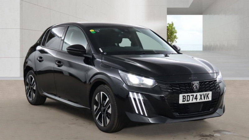 2024 Peugeot 208 1.2 Puretech Allure Hatchback 5dr Petrol Manual Euro 6 (s/s) (100 Ps) in Black — image 1