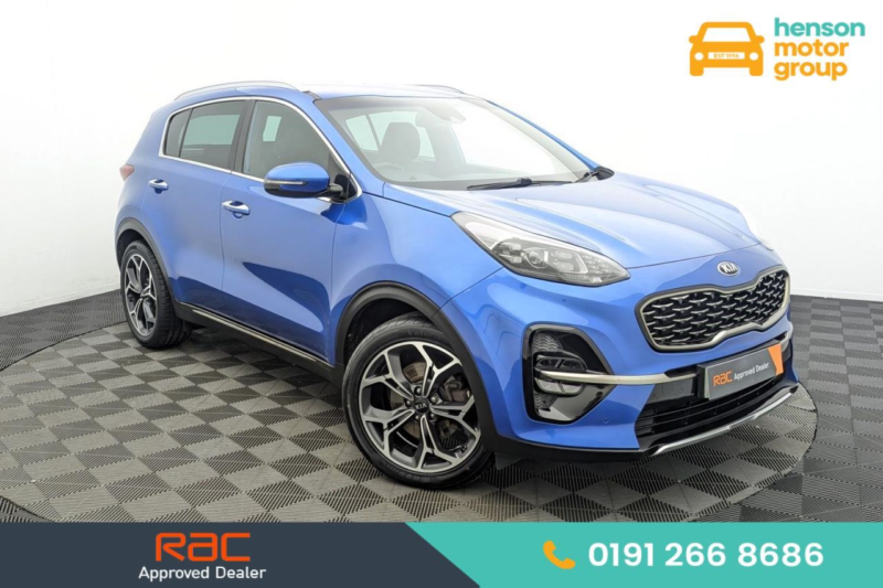 2019 Kia Sportage 1.6 T-Gdi Gt-Line SUV 5dr Petrol Manual Euro 6 (s/s) (174 Bhp) in Blue — image 1