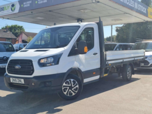 2018 Ford Transit 350 Ecoblue 2.0 2dr Dropside Manual Diesel in White — image 2