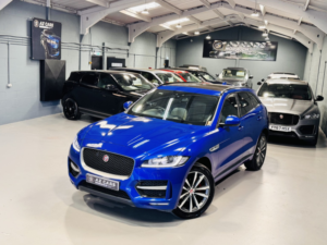 2018 Jaguar F-Pace 2.0 D240 R-Sport in Blue — image 2