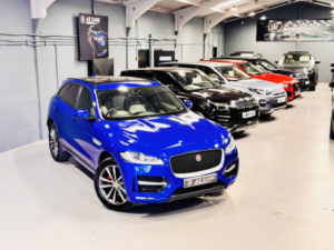 2018 Jaguar F-Pace 2.0 D240 R-Sport in Blue — image 3