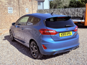 2019 Ford Fiesta 1.5 T Ecoboost St-3 in Blue — image 4