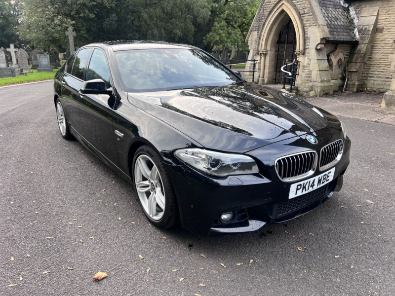 2014 BMW 5 Series 2.0 520d M Sport Saloon in Black — image 1