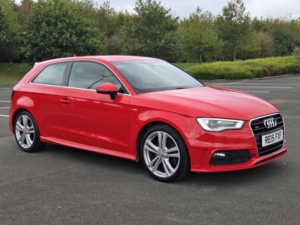 2015 Audi A3 2.0 Tdi S Line S Tronic Quattro Euro 6 (s/s) 3dr in Red — image 5