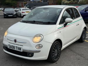 2008 Fiat 500 1.2 Pop Euro 4 3dr in White — image 3