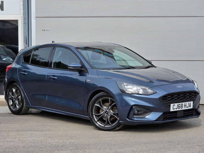 2019 Ford Focus 1.0t Ecoboost St-Line Euro 6 (s/s) 5dr in Blue — image 1