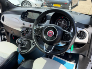 2020 Fiat 500 1.2 Star Euro 6 (s/s) 3dr in Grey — image 3