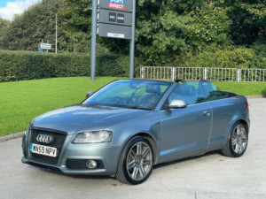 2009 Audi A3 Cabriolet 2.0 Tdi S Line Euro 4 2dr in Grey — image 2