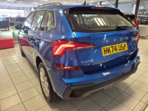 2025 Skoda Kamiq 1.5 Tsi Act Se Edition SUV 5dr Petrol DSG Euro 6 (s/s) (150 Ps) in Blue — image 2