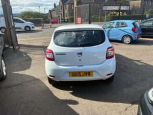 2015 Dacia Sandero 1.2 Ambiance Hatchback 5dr Petrol Manual Euro 5 (75 Ps) in White — image 4