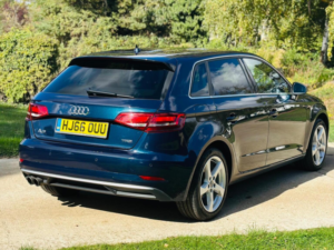 2016 Audi A3 1.4 Tfsi Cod Sport Sportback S Tronic Euro 6 (s/s) 5dr in Blue — image 3