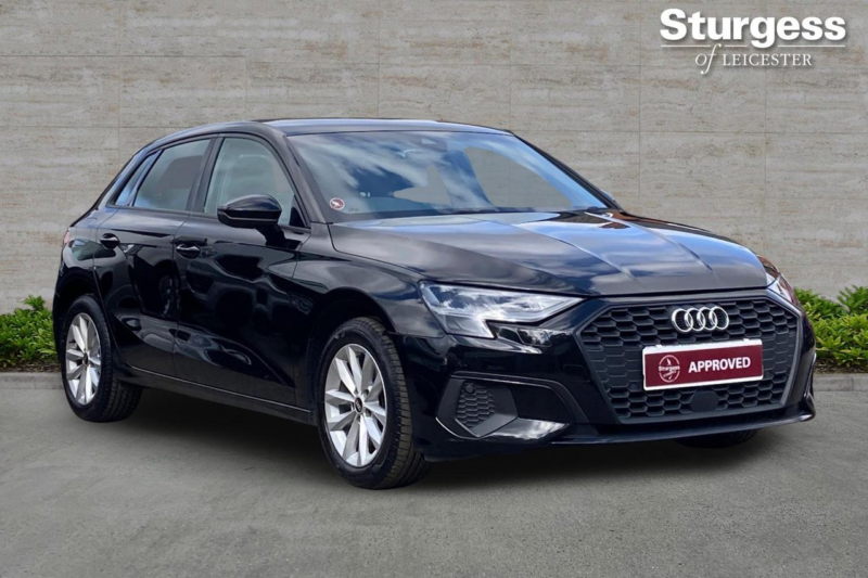 2020 Audi A3 1.0 Tfsi 30 Technik Sportback Euro 6 (s/s) 5dr in Black — image 1