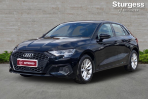 2020 Audi A3 1.0 Tfsi 30 Technik Sportback Euro 6 (s/s) 5dr in Black — image 3