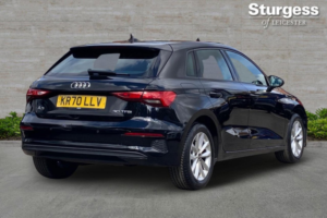 2020 Audi A3 1.0 Tfsi 30 Technik Sportback Euro 6 (s/s) 5dr in Black — image 6