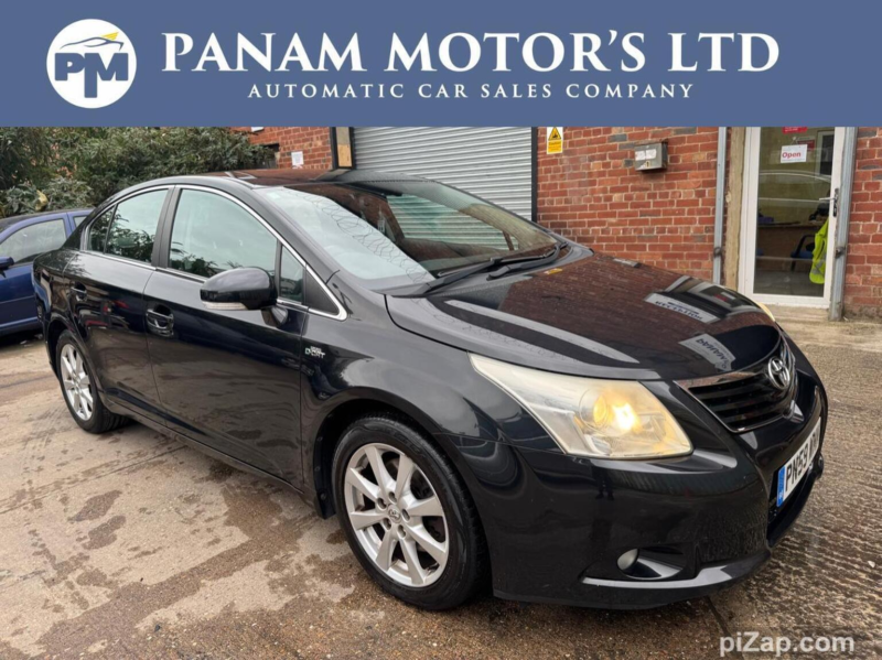 2009 Toyota Avensis 2.2 D-Cat Tr Auto Euro 5 4dr in Black — image 1