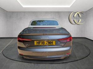2018 Audi A5 Cabriolet 2.0 Tfsi S Line S Tronic Euro 6 (s/s) 2dr in Grey — image 5