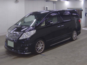 2012 Toyota Alphard 350g L Package Top Spec Leather 7 Seats in Black — image 2