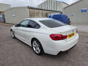 2018 BMW 4 Series 2.0 420i M Sport Auto Euro 6 (s/s) 2dr in White — image 4