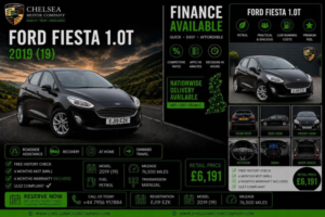 2019 Ford Fiesta 1.0t Ecoboost Zetec Euro 6 (s/s) 5dr in Black — image 2