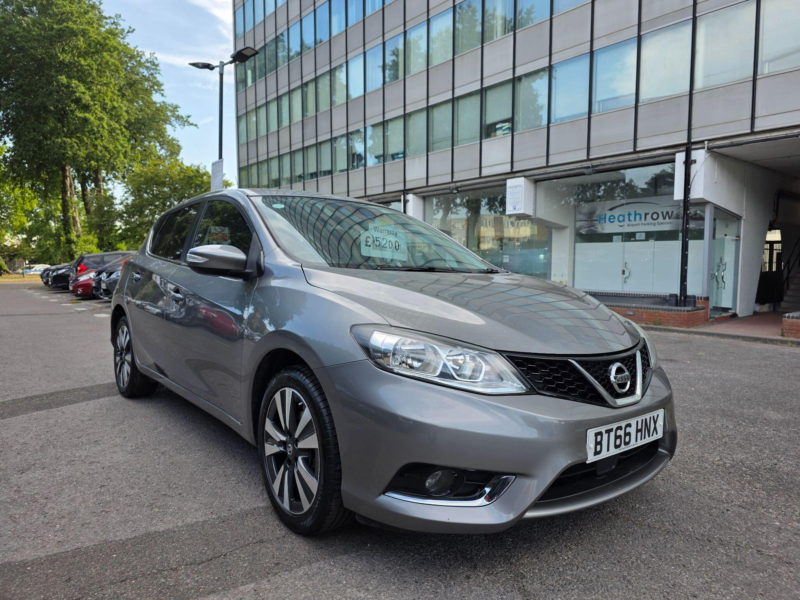 2016 Nissan Pulsar 1.2 Dig-T N-Connecta Euro 6 (s/s) 5dr in Grey — image 1